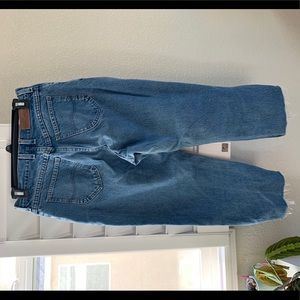 Lee vintage, raw hem mom jeans